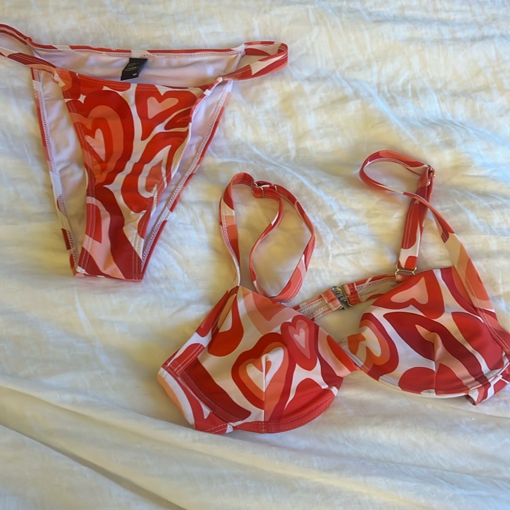 Cider Heart Bikini and Matching Wrap